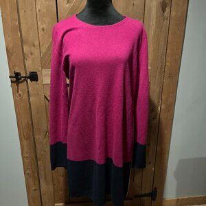 Magaschoni Cashmere Purple and dark blue sweater